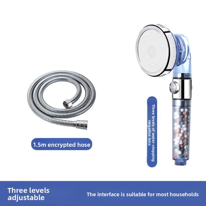 Adjustable Shower Head with Negative Ion Technology