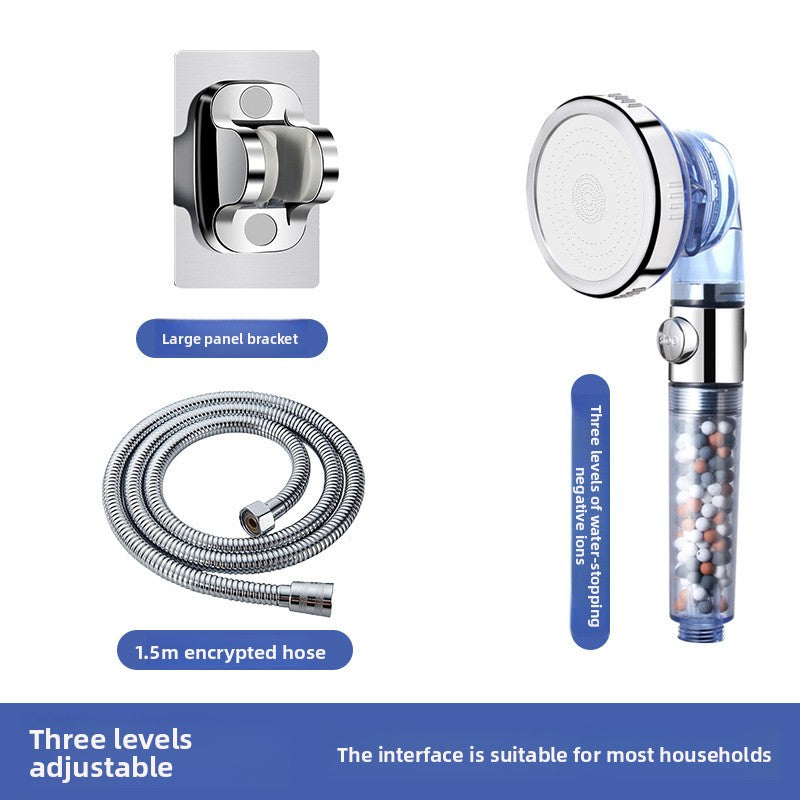 Adjustable Shower Head with Negative Ion Technology