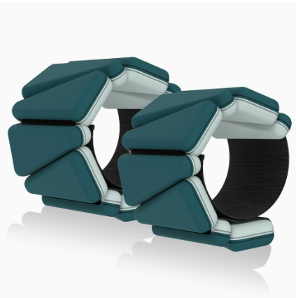 Adjustable Silicone Weighted Wristbands for Fitness Training