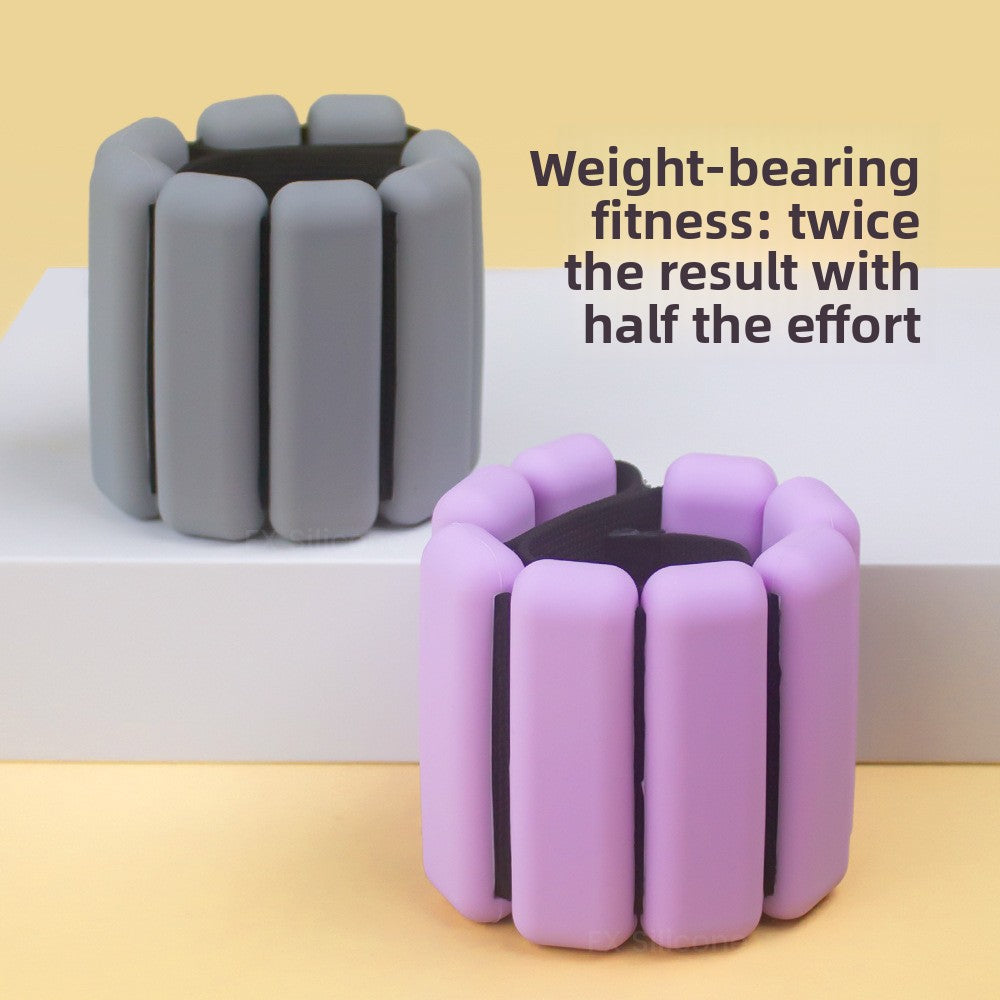 Adjustable Silicone Wrist Weights for Fitness Training