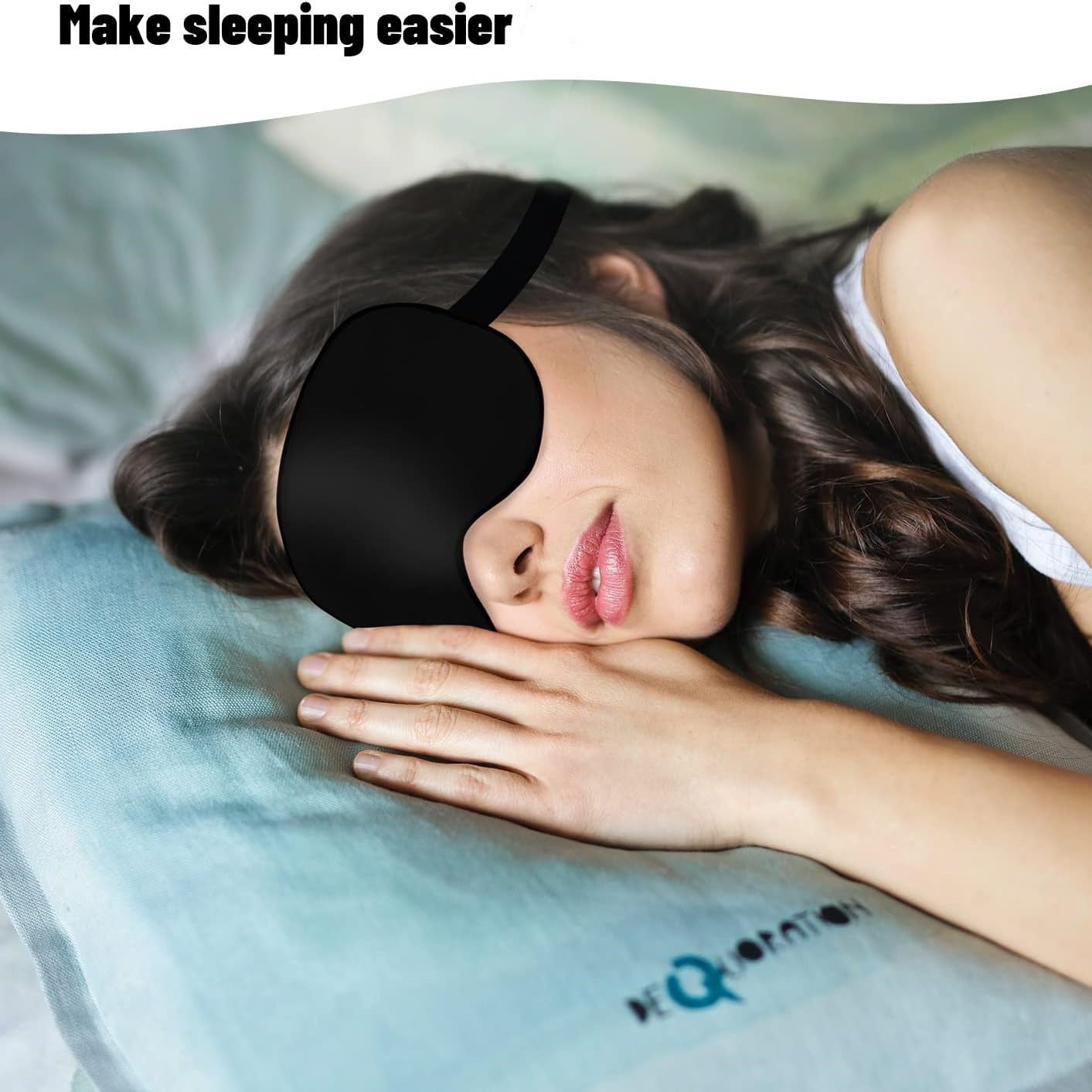 Adjustable Silk Sleep Mask with Earplugs