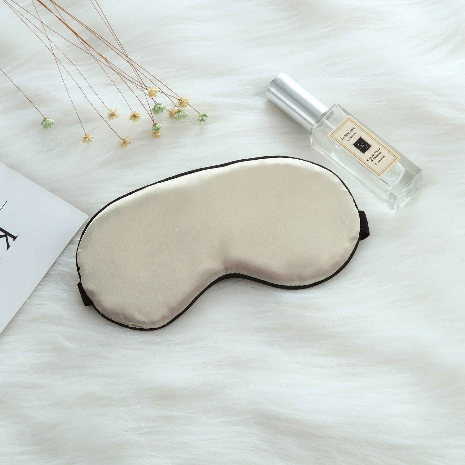 Adjustable Silk Sleep Mask with Earplugs