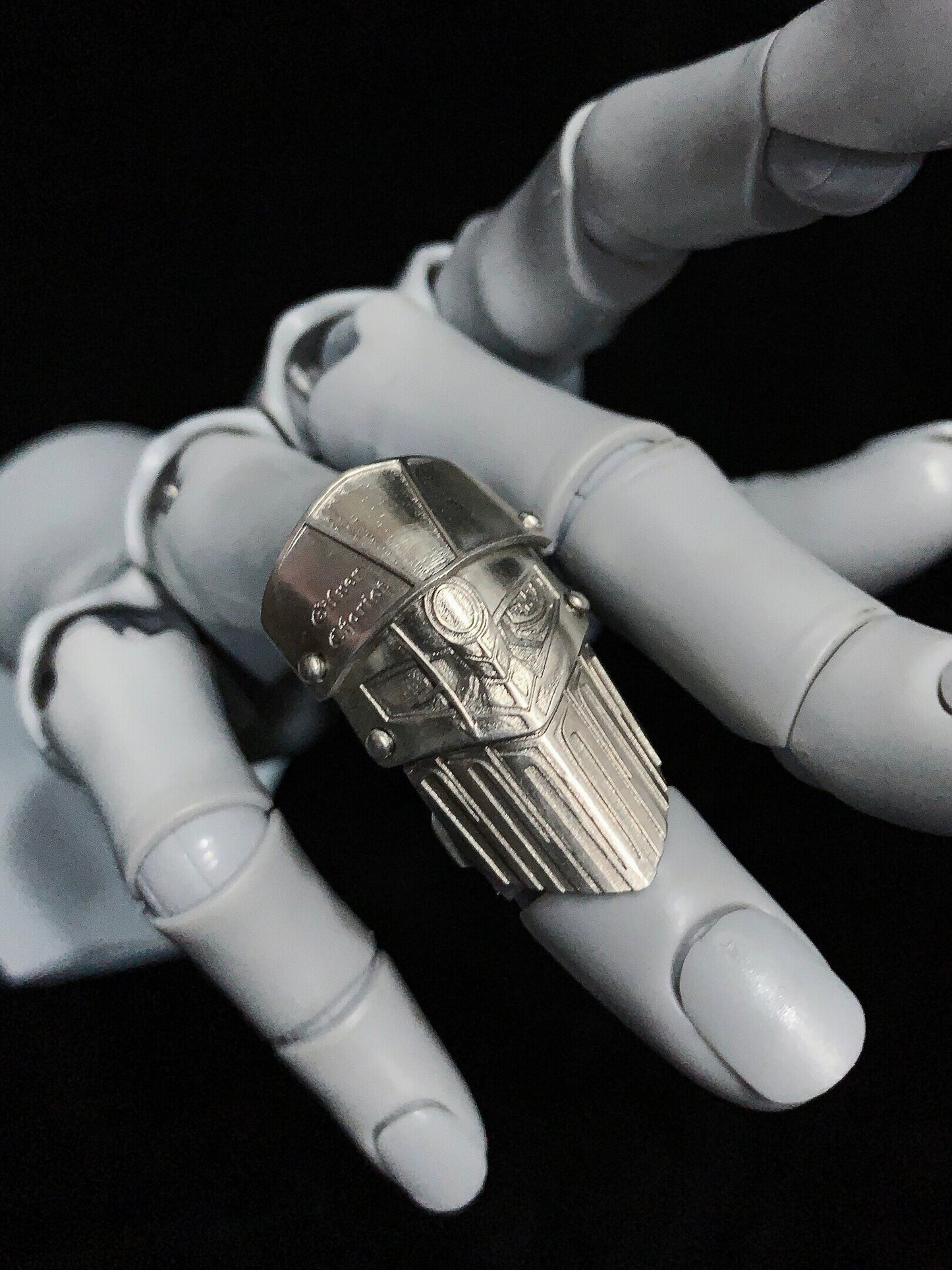Adjustable Silver Chariot Ring