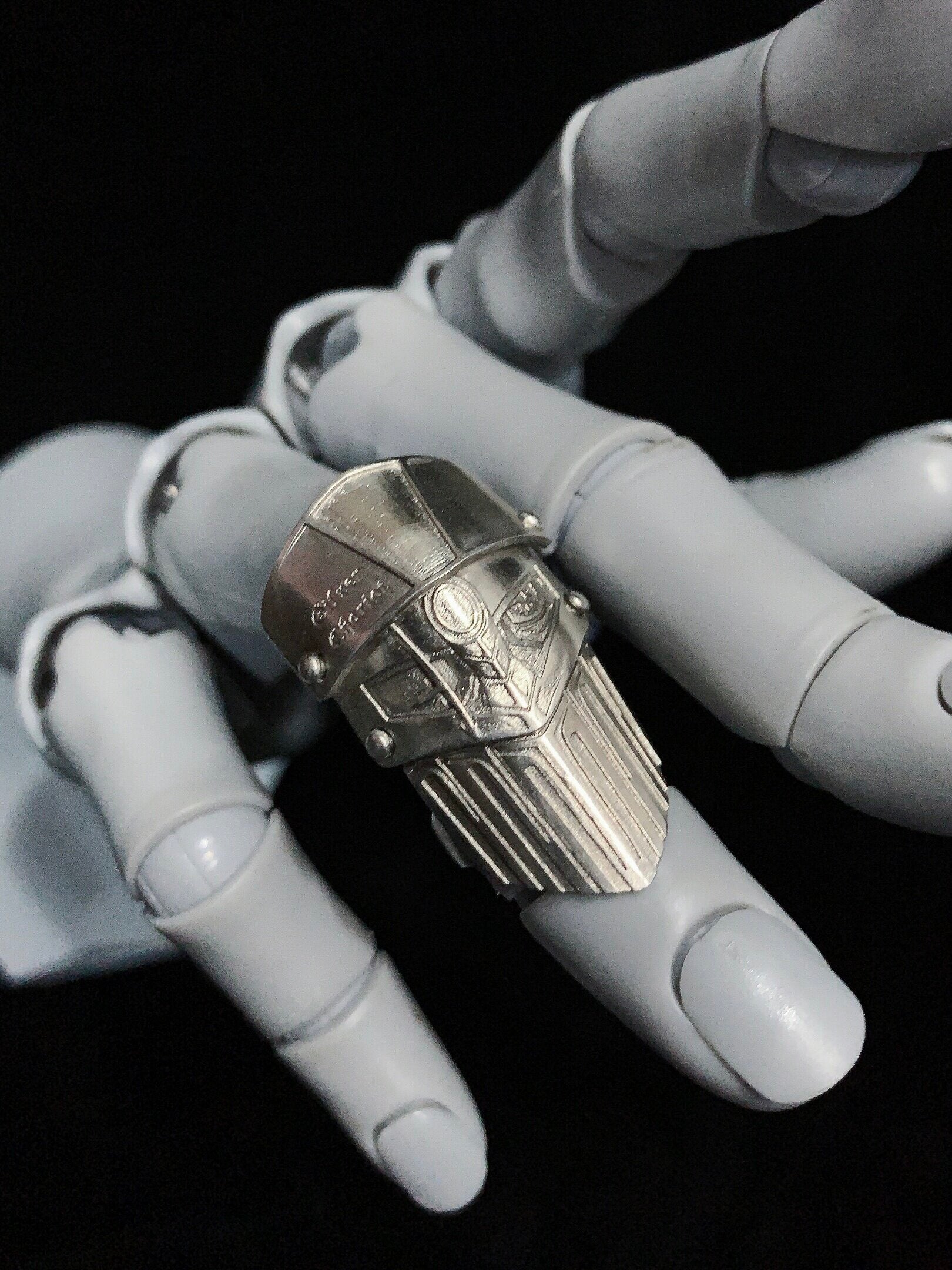 Adjustable Silver Chariot Ring