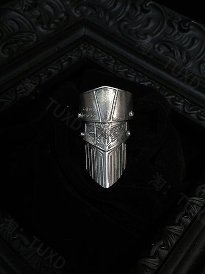 Adjustable Silver Chariot Ring