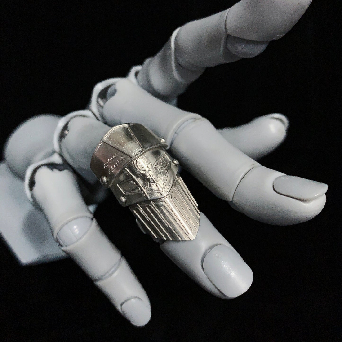 Adjustable Silver Chariot Ring