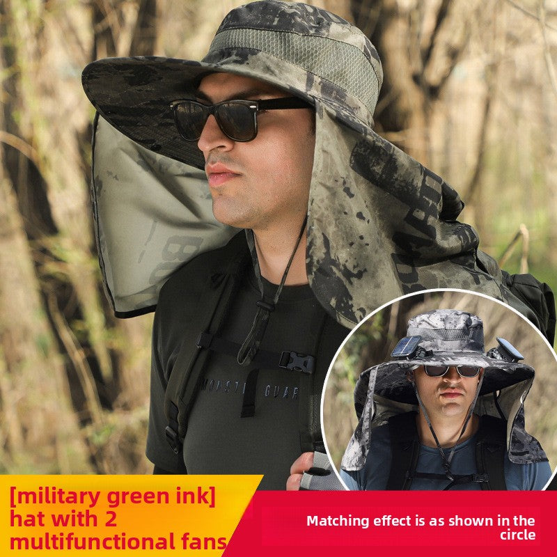 Adjustable Solar Rechargeable Sun Hat