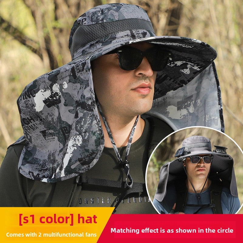 Adjustable Solar Rechargeable Sun Hat