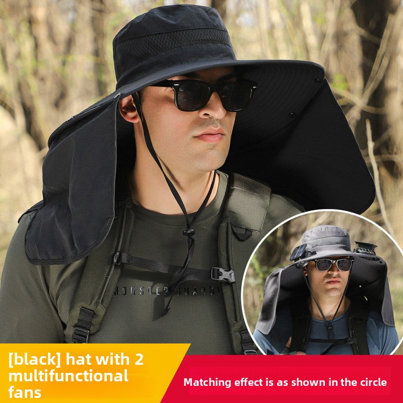 Adjustable Solar Rechargeable Sun Hat
