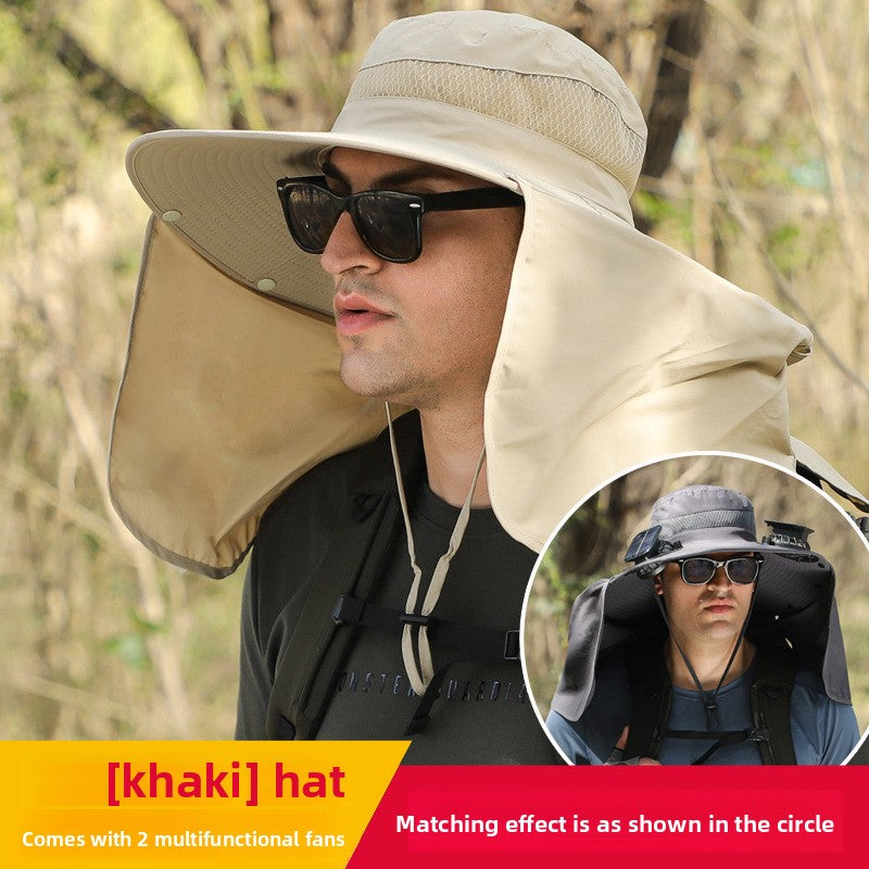 Adjustable Solar Rechargeable Sun Hat