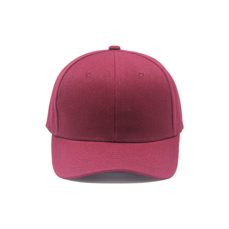 Adjustable Solid Color Baseball Cap