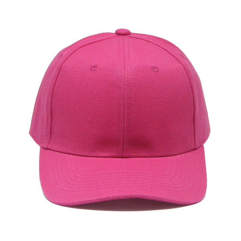 Adjustable Solid Color Baseball Cap