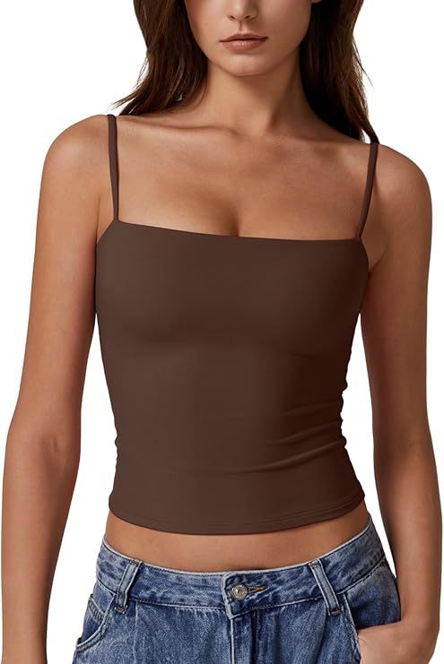 Adjustable Spaghetti Strap Women Tank Top