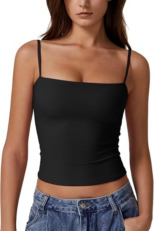 Adjustable Spaghetti Strap Women Tank Top