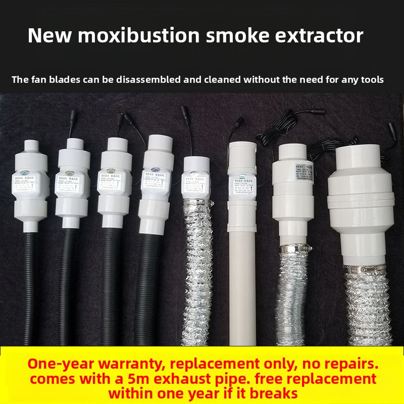 Adjustable Speed Moxibustion Smoke Exhauster with Tube and Bracket