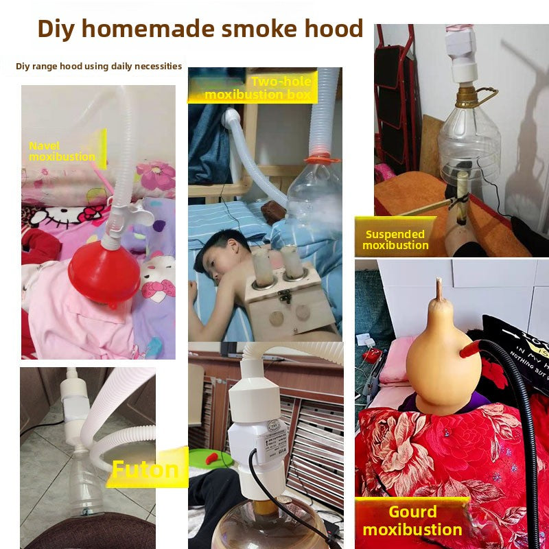 Adjustable Speed Moxibustion Smoke Exhauster with Tube and Bracket