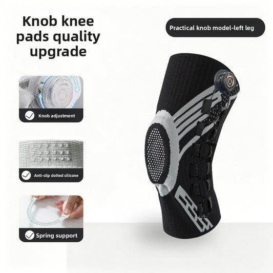 Adjustable Sports Knee Pads with Silicone Grip