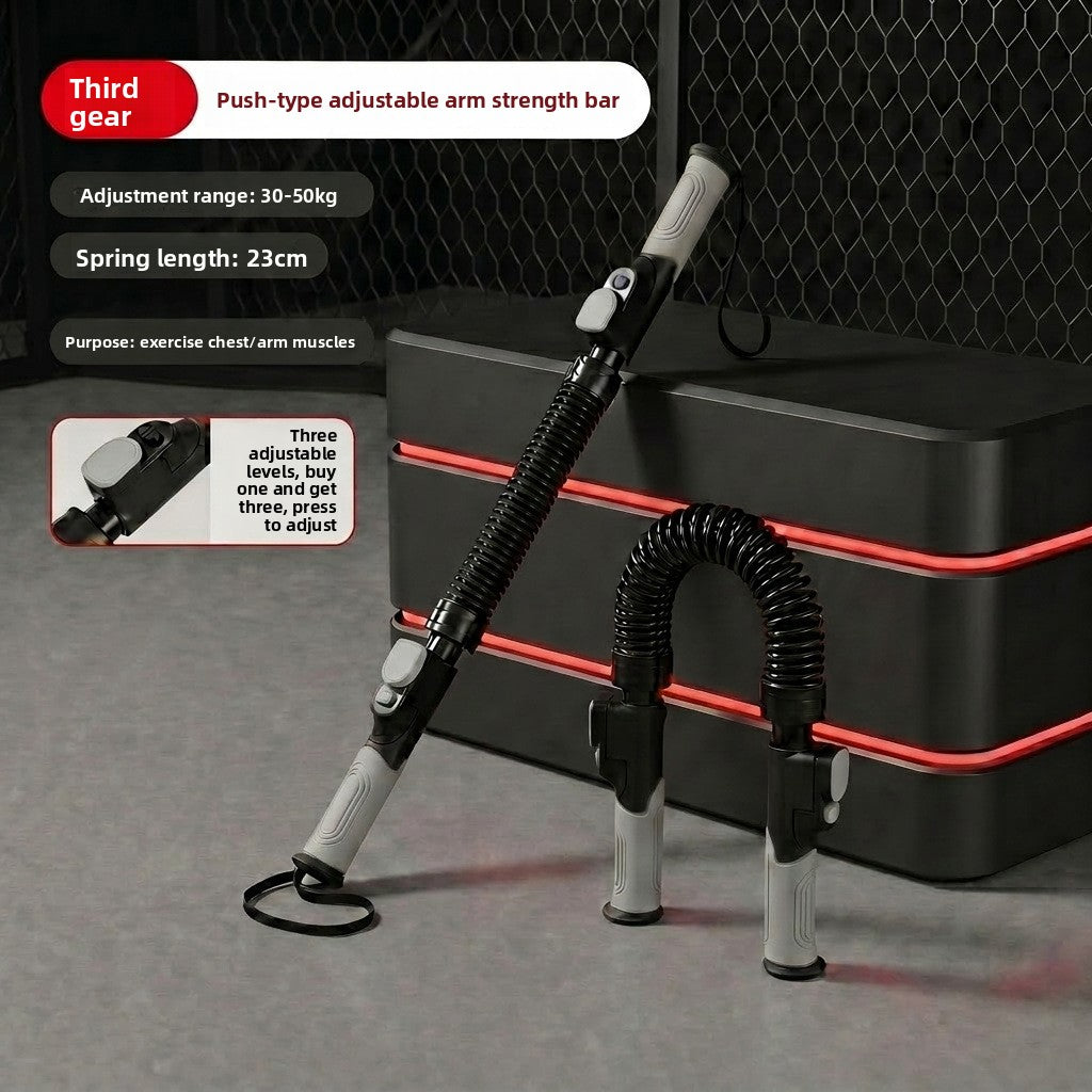 Adjustable Spring Grip Strength Bar