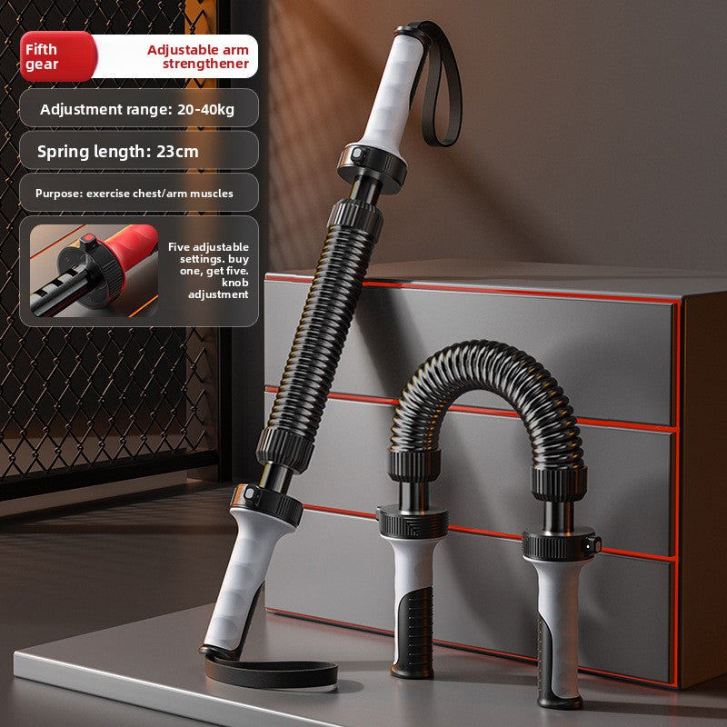 Adjustable Spring Grip Strength Bar