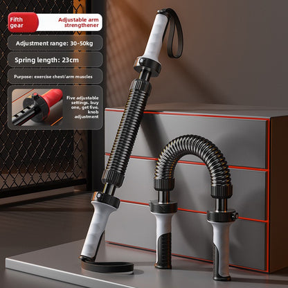 Adjustable Spring Grip Strength Bar