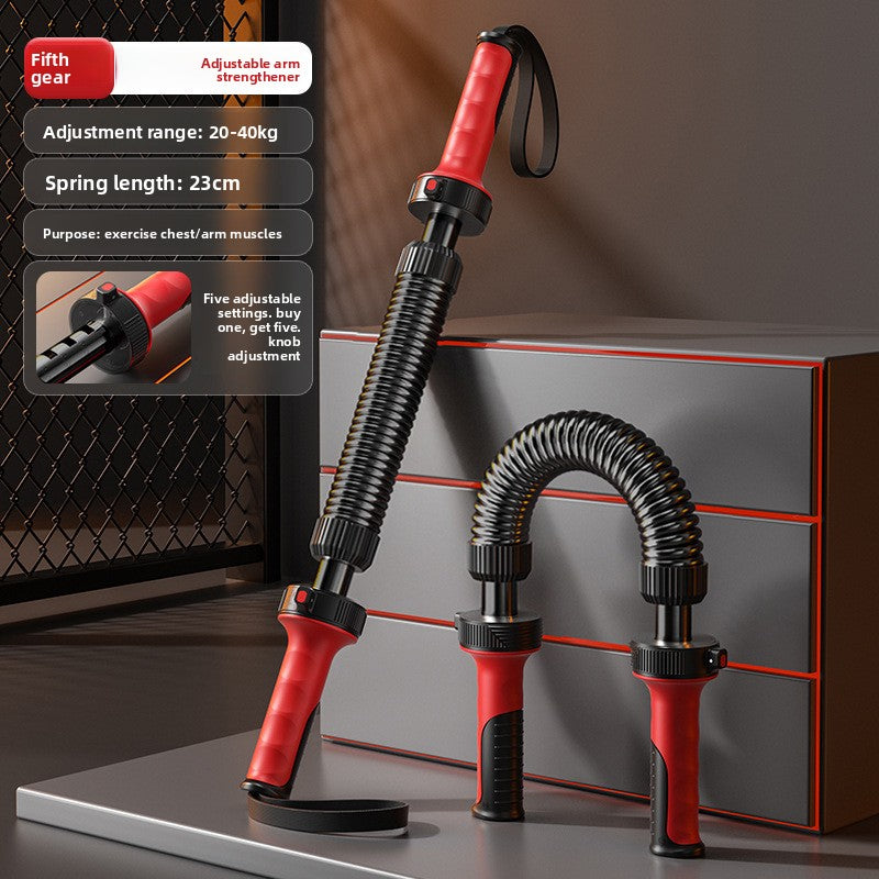 Adjustable Spring Grip Strength Bar