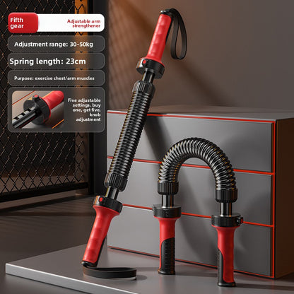 Adjustable Spring Grip Strength Bar