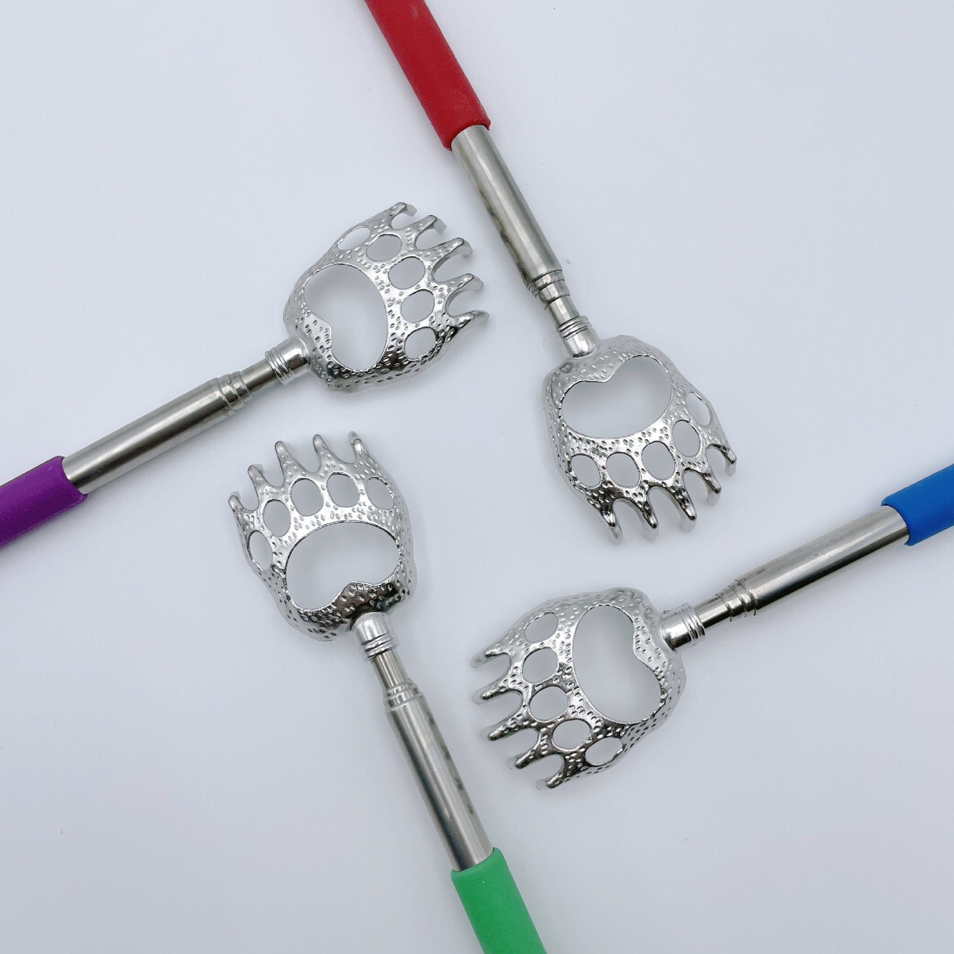 Adjustable Stainless Steel Bear Claw Back Scratcher