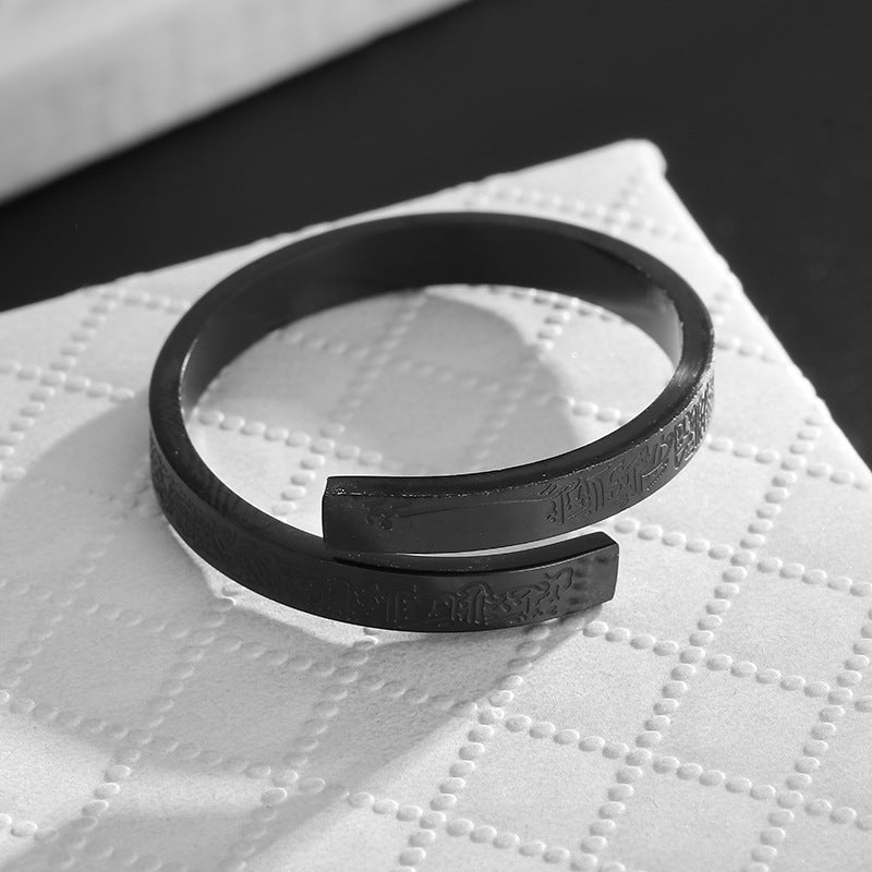 Adjustable Stainless Steel Electroplated Fashion Ring