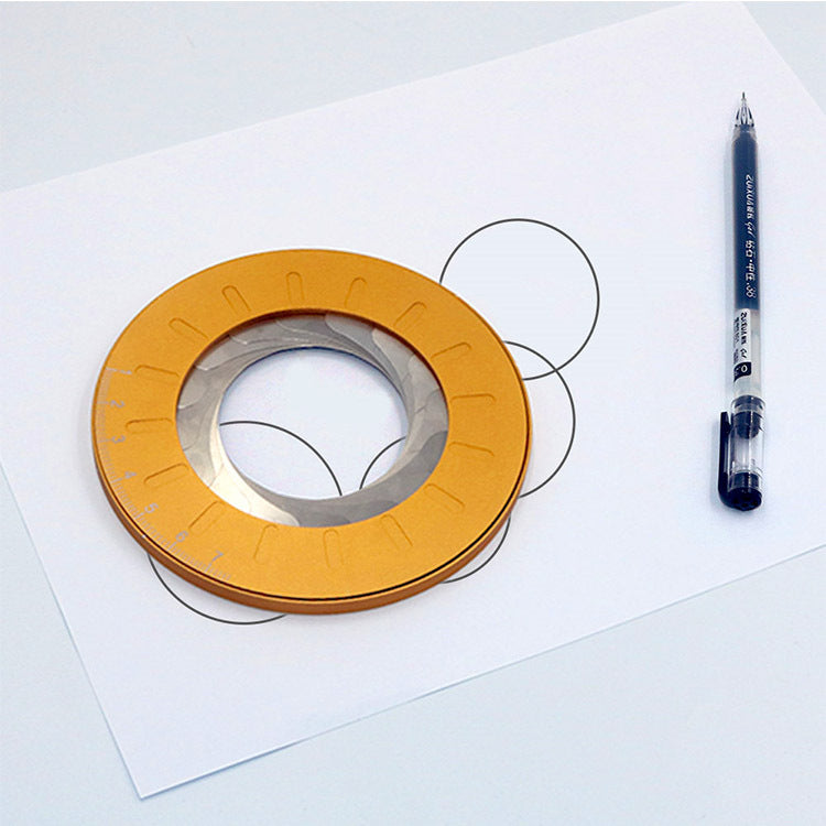 Adjustable Stainless Steel Rotatable Drawing Ruler