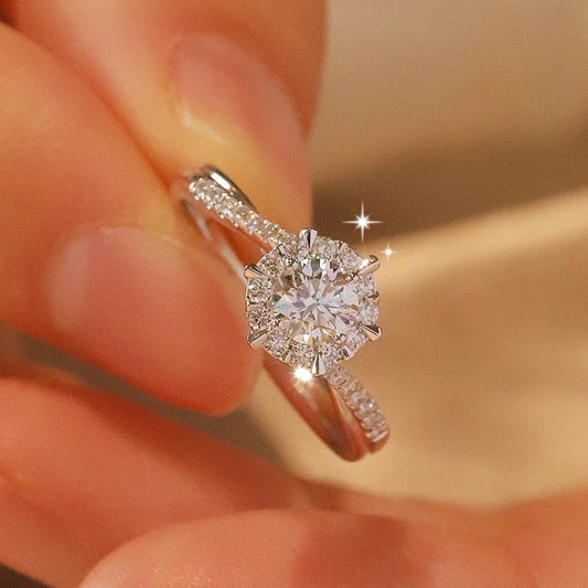 Adjustable Star Design Copper Ring for Women