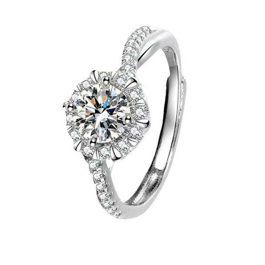 Adjustable Star Design Copper Ring for Women