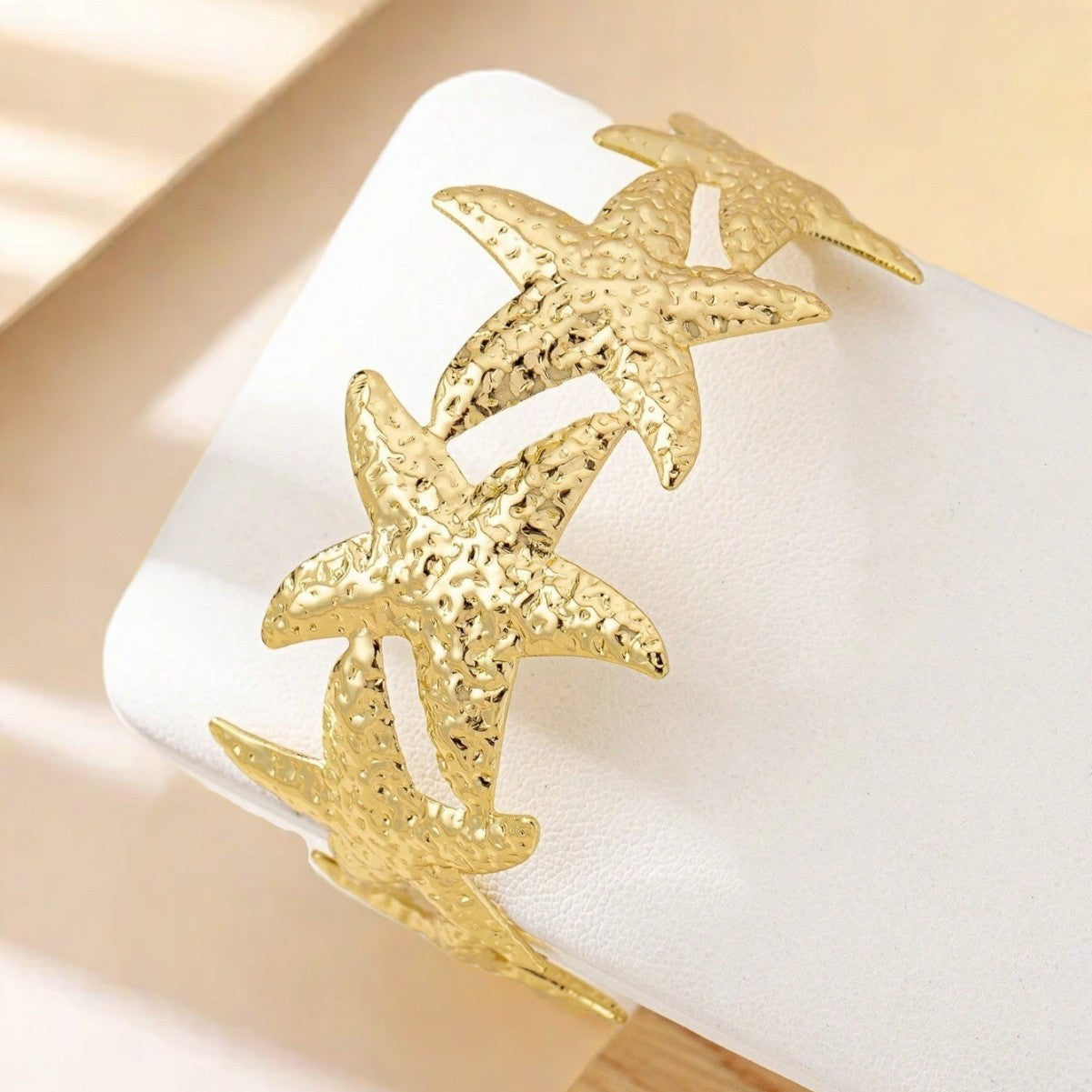 Adjustable Starfish Metal Bracelet