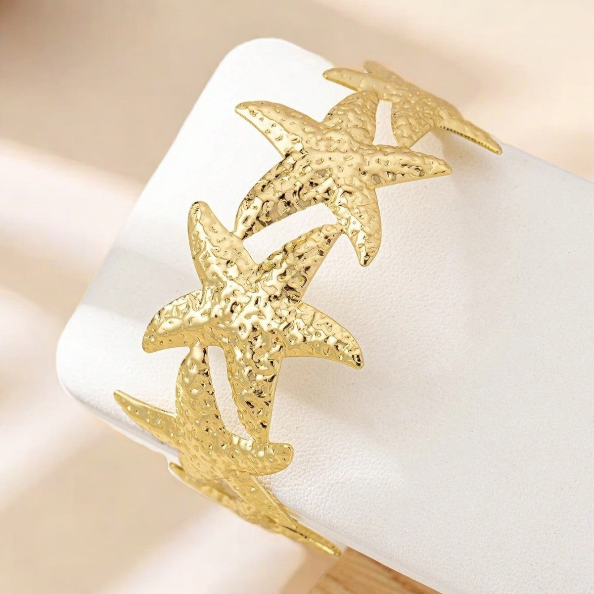 Adjustable Starfish Metal Bracelet