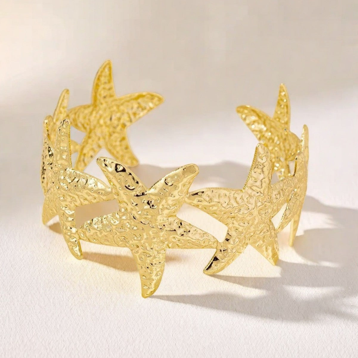 Adjustable Starfish Metal Bracelet