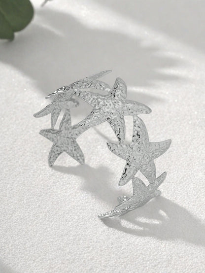 Adjustable Starfish Metal Bracelet