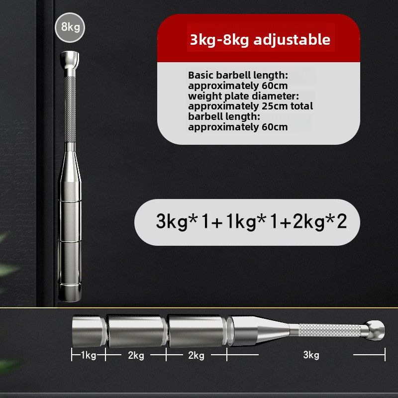 Adjustable Steel Barbell