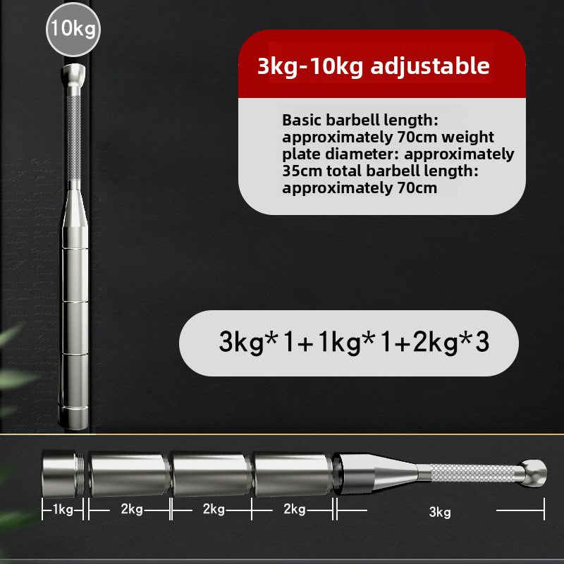 Adjustable Steel Barbell