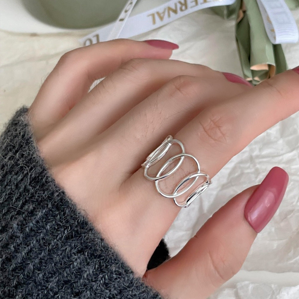 Adjustable Sterling Silver Ring