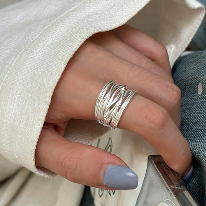 Adjustable Sterling Silver Ring