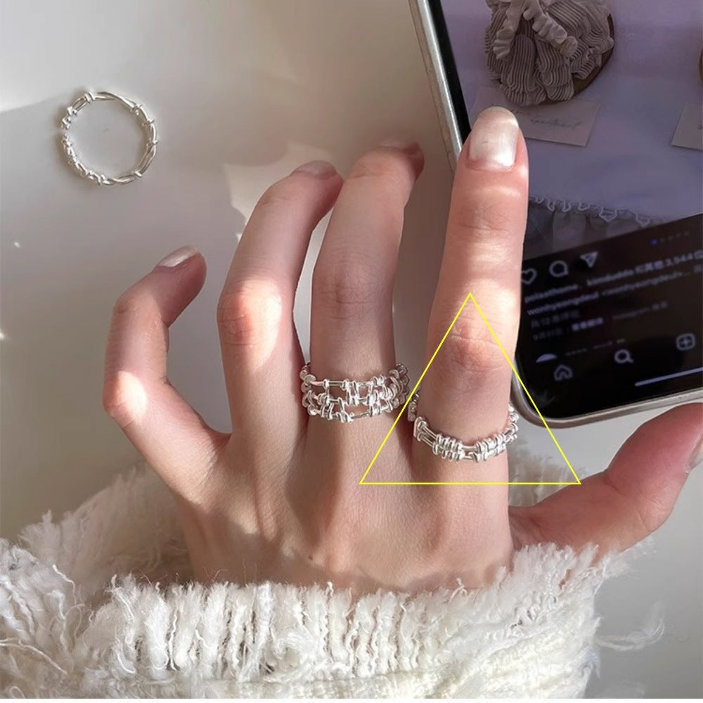 Adjustable Sterling Silver Ring