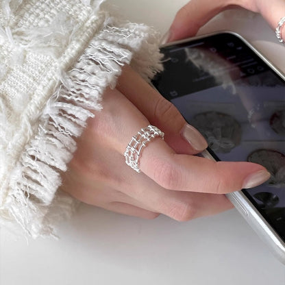 Adjustable Sterling Silver Ring