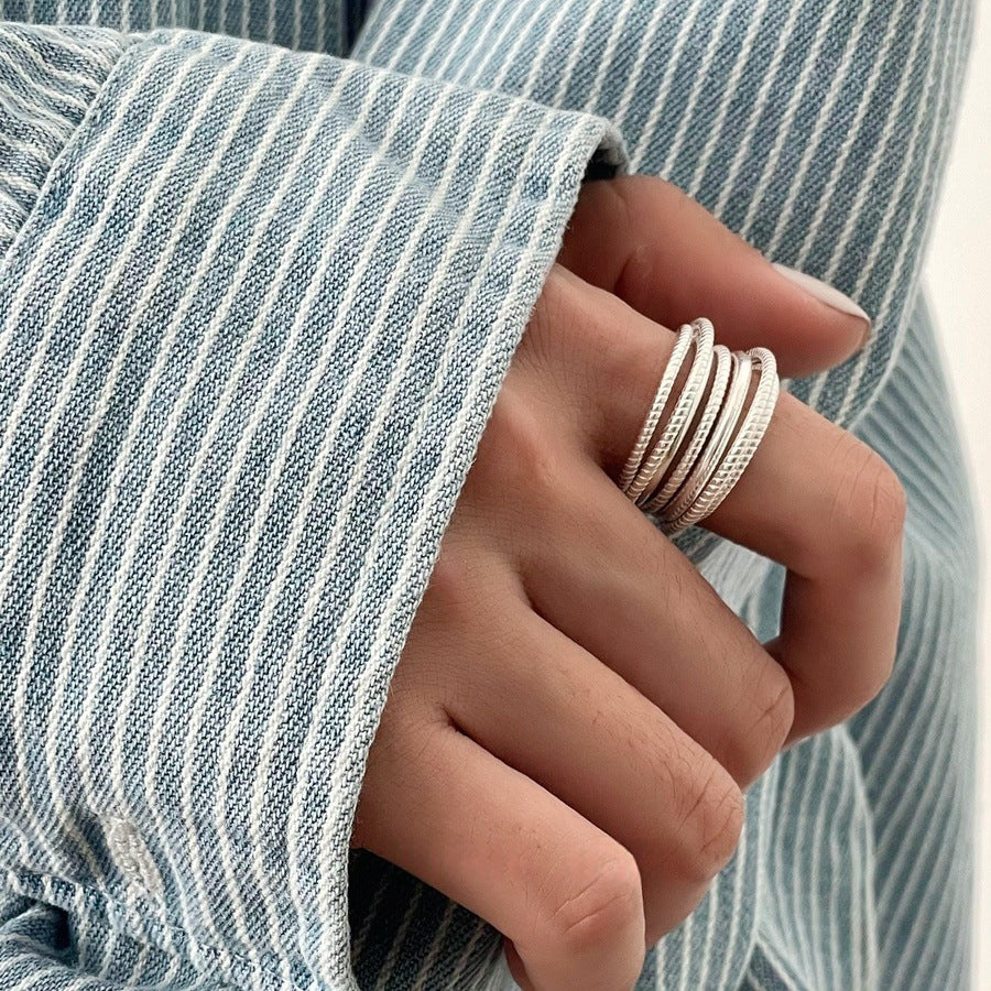 Adjustable Sterling Silver Ring