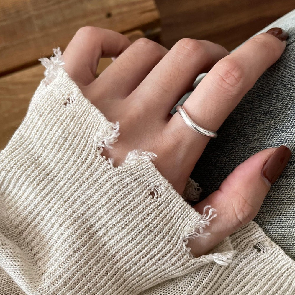 Adjustable Sterling Silver Ring