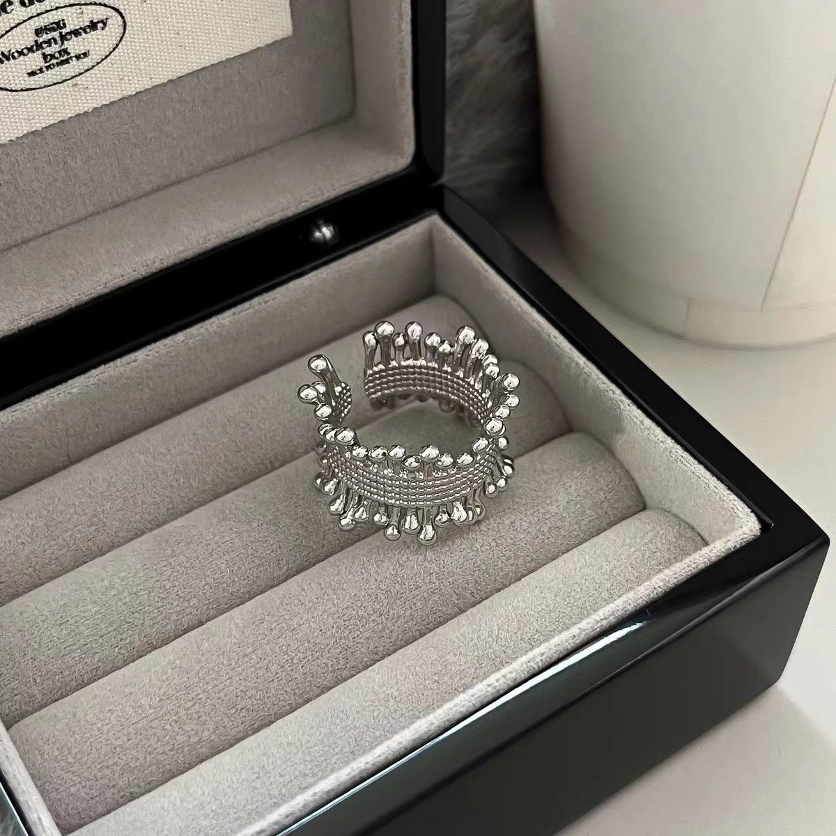 Adjustable Sterling Silver Ring