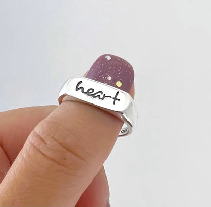 Adjustable Sterling Silver Ring