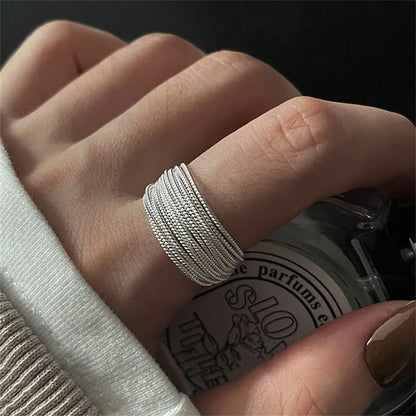 Adjustable Sterling Silver Ring