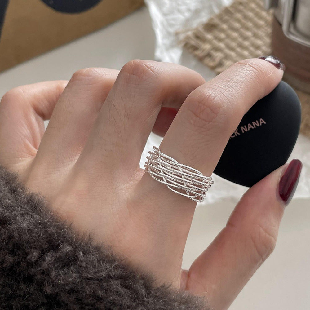 Adjustable Sterling Silver Ring