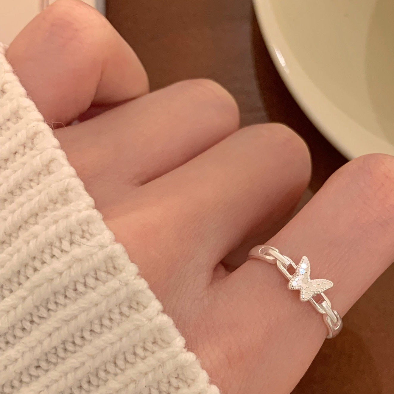 Adjustable Sterling Silver Ring