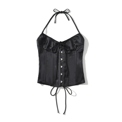 Adjustable Strap Ribbed Slim Dress