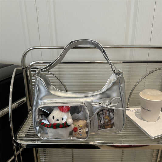 Adjustable Strap Square Shoulder Bag